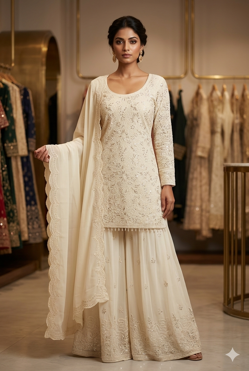 Designer Sharara Set | Ladies Wear