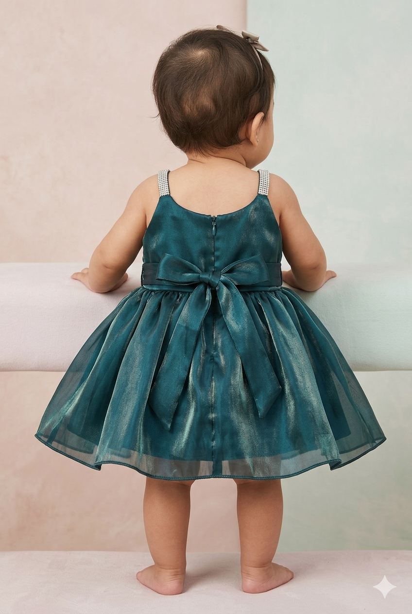 Baby Girl Elegant Red Frock