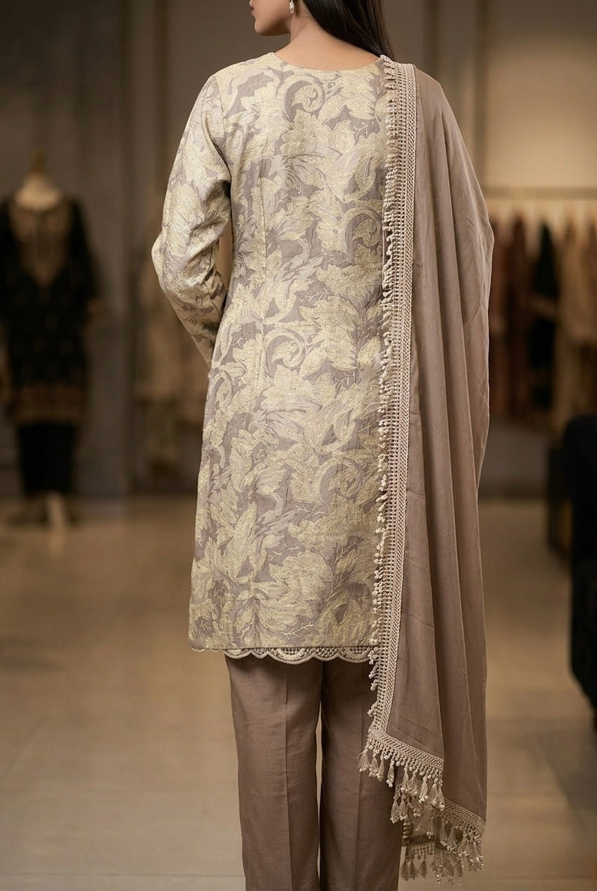 Printed Cotton Pakistani Kurti Set with Dupatta
