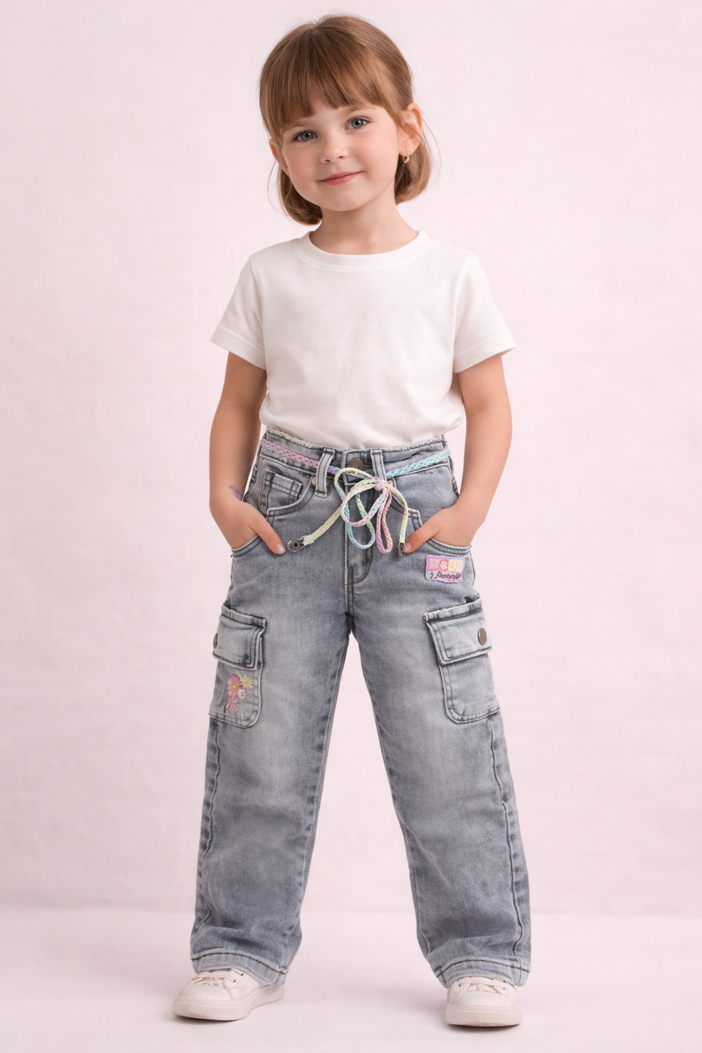Fashion Air's Authentic Brand | New Galaxy Garments Girls Stretchable Pants | Smart Fit & Modern Style