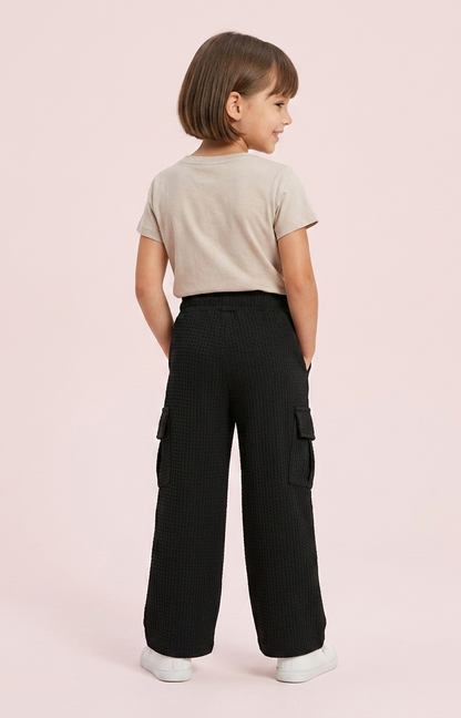 Krombi Kids | New Galaxy Garments Girls Stretchable Pants | Smart Fit &amp; Modern Style