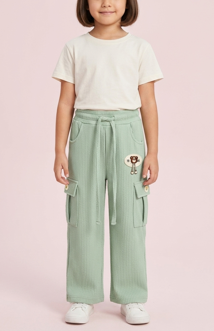 Zeel Fashion | New Galaxy Garments Girls Stretchable Pants | Smart Fit & Modern Style |