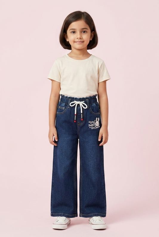 BK- Girls Jeans | New Galaxy Garments Girls Stretchable Pants | Smart Fit & Modern Style