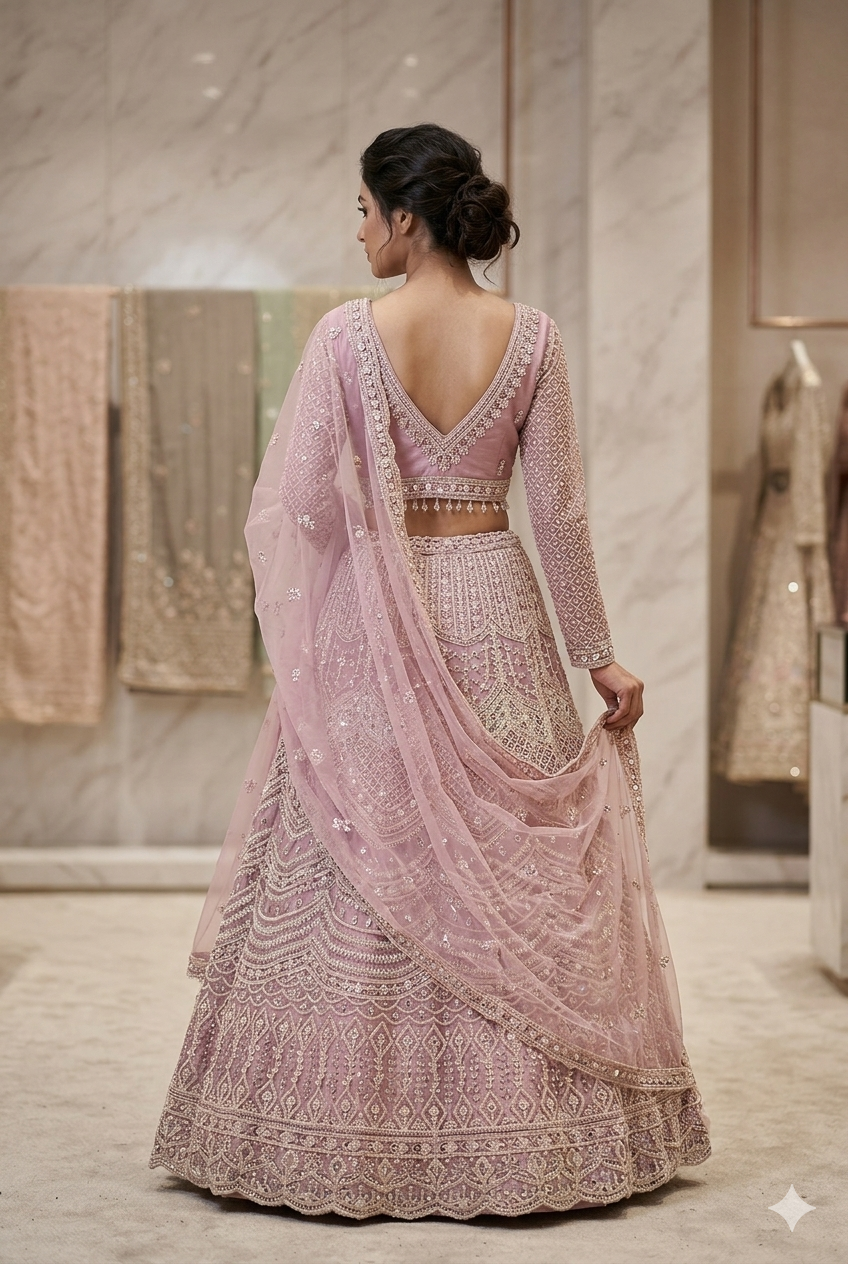 Women Lehenga Choli with Heavy Handwork | Ladies Wear