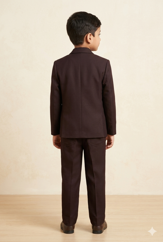 Kids Designer Coat Pant 5-Piece Set with Handwork | Kid's Wear