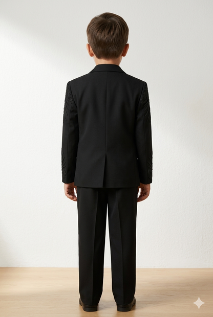 Kids Designer Coat Pant 5-Piece Set with Handwork | Kid's Wear