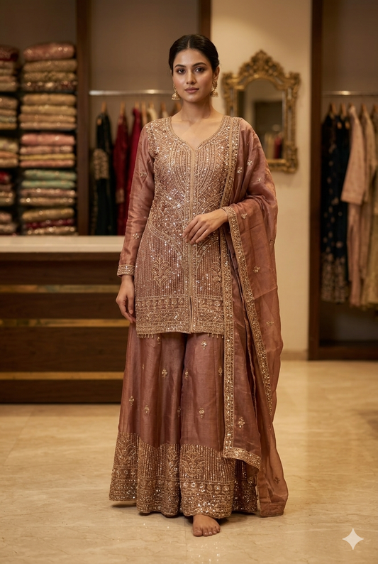 Premium Designer Pakistani Plazo For Women | Ladies Wear
