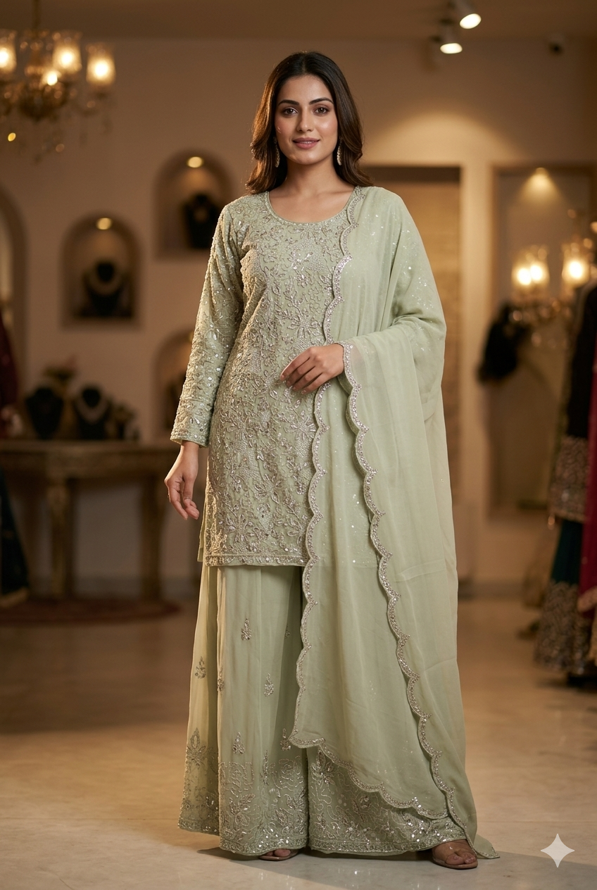 Designer Sharara Set | Ladies Wear