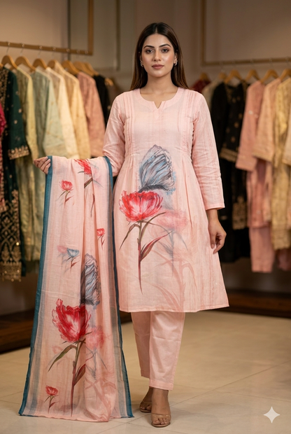 Cotton Kurti Set