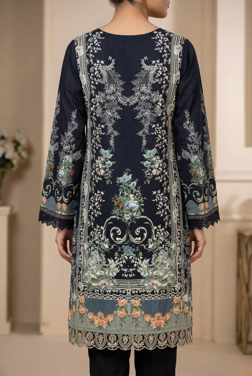 Printed Cotton Pakistani Kurti Set with Dupatta