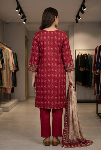 Printed Cotton Pakistani Kurti Set with Dupatta