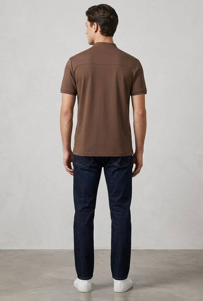 ALLSENSE Free Spirited men's T- shirt Solid Casual Shirt | Everyday Comfort Fit