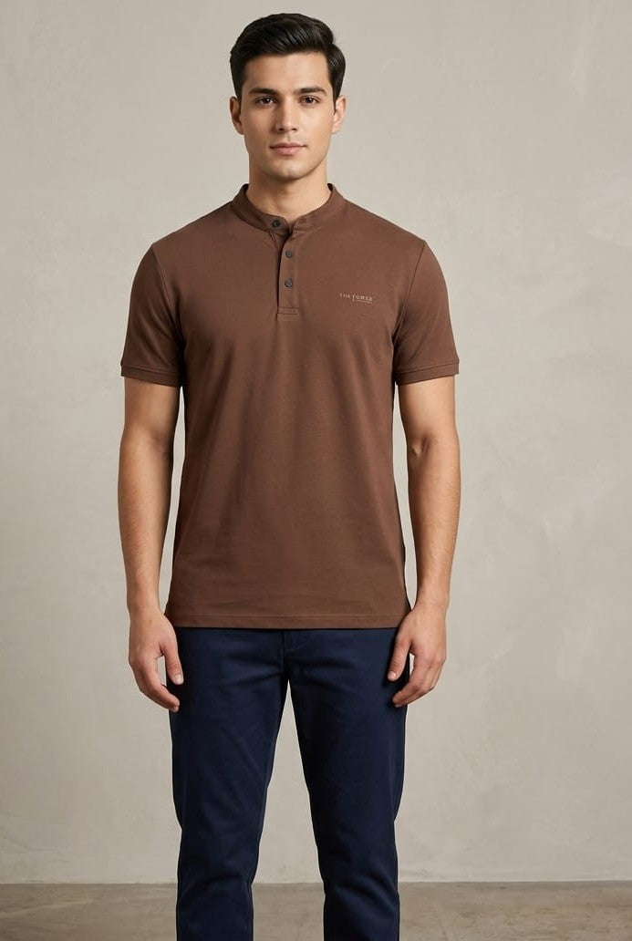 ALLSENSE Free Spirited men's T- shirt Solid Casual Shirt | Everyday Comfort Fit